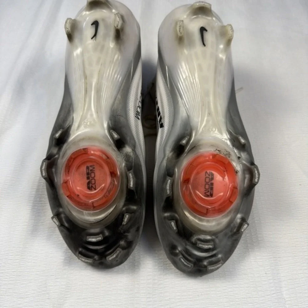 Nike Vapor Speed 3‎ Men's Football Cleats White Gray Size 8.5 FB3303-100